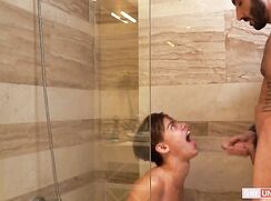 Daddy has sex twice with horny twinks