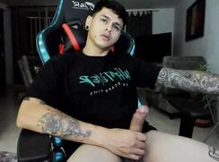 Cutest Latin webcamkid preparing boner for sperm squirt boys porn