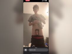 Sports Geek Strips Nude to show Boner