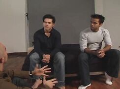 Two Studs couple of hunky Latino guys fuck gay porn videos