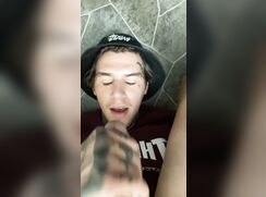 Thrasher Jock Loves doing Self Facial