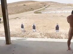 Israeli soldiers practice