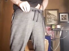 Boy Grey Trackies Wanking Boys Porn
