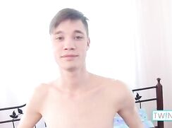 Playing horny boy in his indigo top GAY BOYS PORN