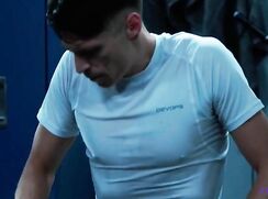 Murder in locker-room gay porn videos