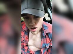 Gay Guy Cums in car twink porn tube