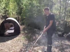 Camping boy seduced by older for money gay porn