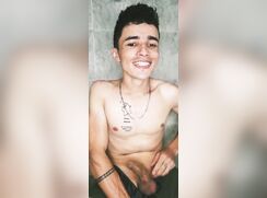 [ABX][1][080] - Sexy boy french playing with his big cock much semen pretty smile