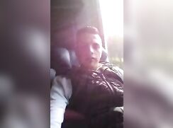 Smiling Twink Cums on Seat of Crowded Bus 240