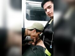 BJ on Subway-cums 304