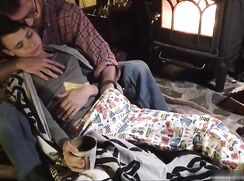 Dad fucking Son in the gay porn tube