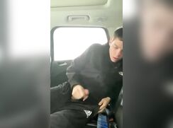 Mall was Closed so Mark Beat off in Dads Truck