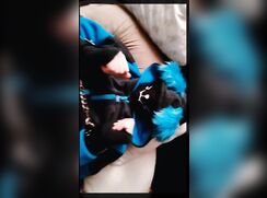 Master Has Fun With His Bound Kitty