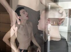 [BF][28] Bottom first cum from anal fuck then eat tops cum