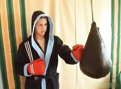 Fighter Boy Solo Porn Sporty