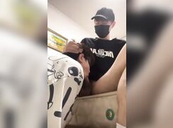 18 year old Chinese boy deepthroat