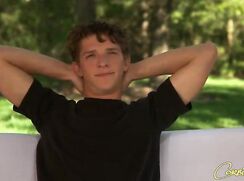 Kai beats his meat to completion