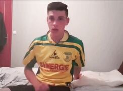 Soccer Twink Porn wanks And cums Sporty