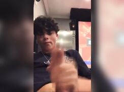 Home alone jerking off curly str8 dude