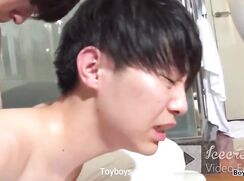 TWO JAPANESE CUTE TWINKS ARE FUCKING AND SUCKING ON BED GAYPORN 40