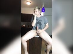 [ABX][1][452] - Cumming in the kitchen