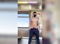 [MC]-[178] Running late to work and had to nut on the train