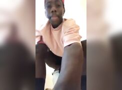 Very big BBC teen shows off