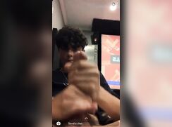 Albie Beats his Long Hard Boner