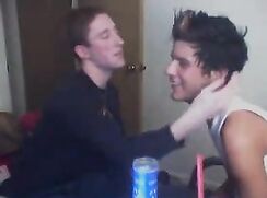 Young curious friends first sex on cam