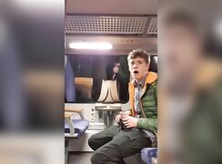German Train Jerk Off I