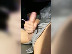 Twink in Gray Shorts, Jerks & Cums 257