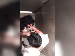 18 year old asian boy WC blowjob