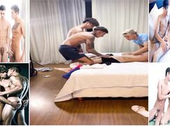 Soccer team Latinos horny for each other after training