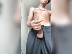 shoves his hard hammer deep