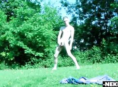 Naked Boy in the Field
