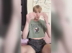 Sexy blond wanks bedroom boys porn play