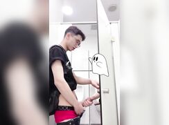 public toilet boys porn wank by stranger