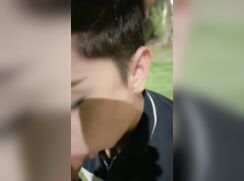 Str8 lad gets boy to suck cock