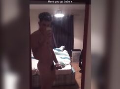 18 teen wanks and cums on Snapchat