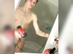 Cute young boy after shower cam twink porn