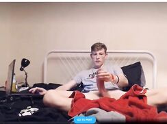 Boy Solo Wank Bedroom Cock Porn Play