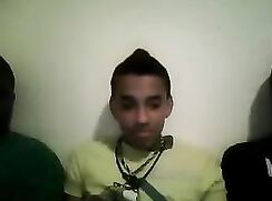 Straight boys show off for girl on caM TRIO