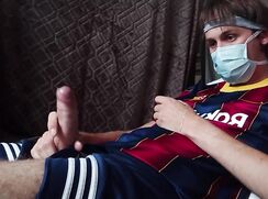 [ABX][1][653] - Barcelona football fan gets horny at home