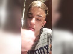 Feed Me In A Public Toilet Twink Porn Couple