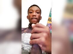 Young jamaican trade beating his dick BOYS PORN