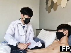 Asian Doctor and Handsome Patient