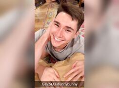 The guy can't settle down and keeps looking for ADULT HUGE Rough COCK for a blowjob!