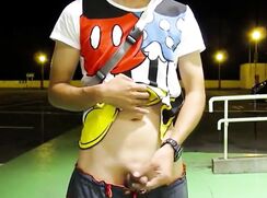 [ABX][1][853] - Cum on rooftop parking lot