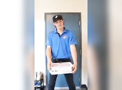 (ACE) Pizza Delivery, just Sausage Twinks Porn
