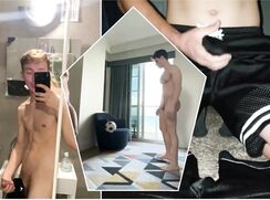 Young soccer player with a big cock and a lot of horniness